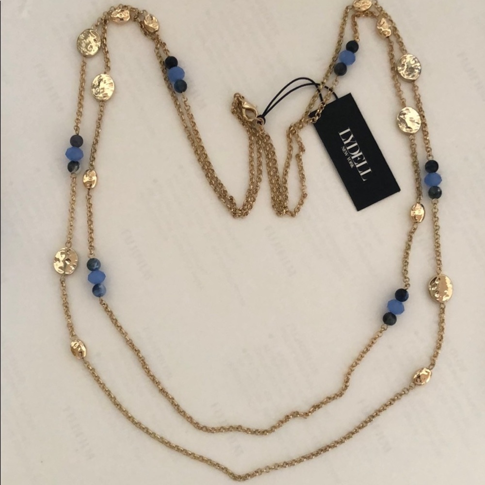 Lydell NYC necklace double strand brand new